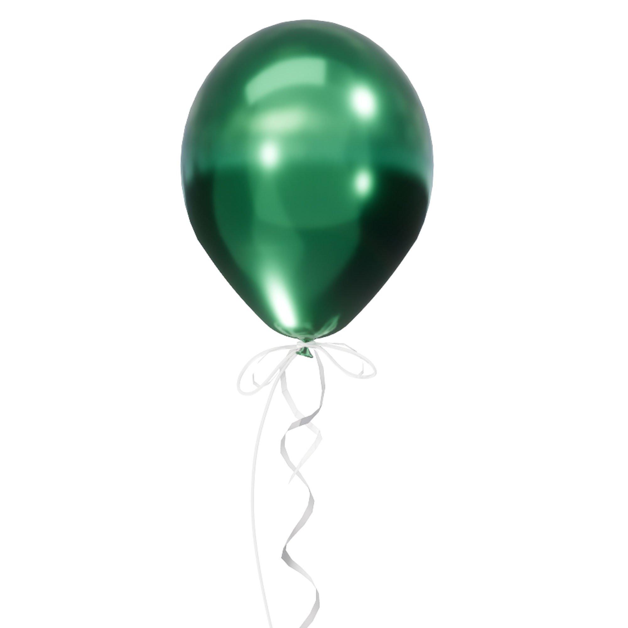 25ct, 12in, Metallic Lux™ Palm Leaf Green Premium Latex Balloons - Luxaire™